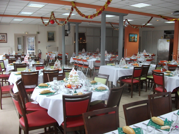 Salle du restaurant de la résidence Albert Dubure